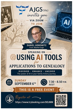 australian jewish genealogical society victoria, Home